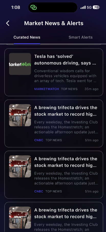 Optifolio — News & alerts